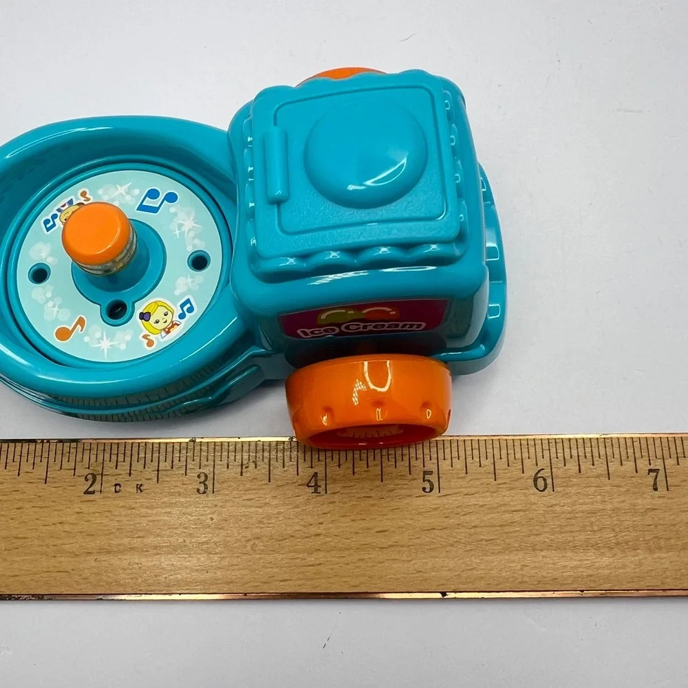 VTech Blue Ice Cream Cart‎ Scooter Go Go Smart Friends Carnival Playset Pretend